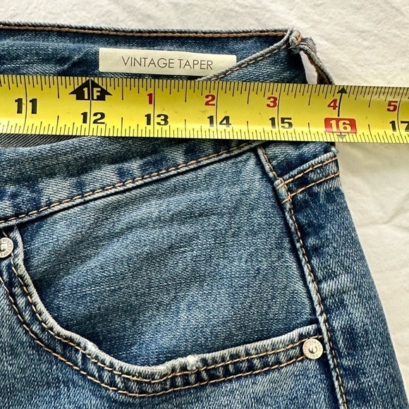 Vintage America Button Fly Classic Denim Jeans Size 6/28 - Picture 7 of 12